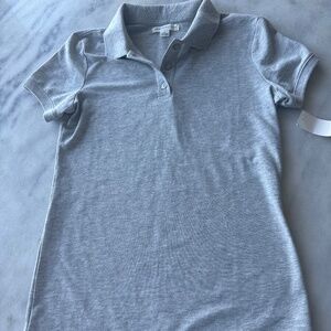 Aeropostale Heather Gray button down polo